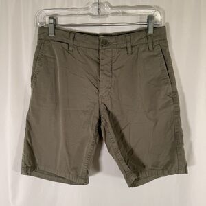 Norse Projects Shorts Men's 28 Green Chino Regular 8" Inseam 100% Cotton